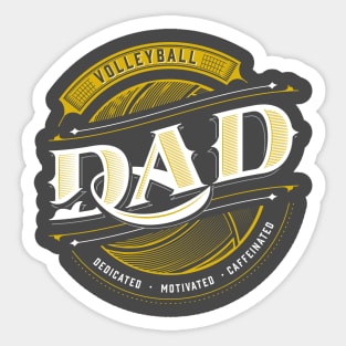 Volleyball Dad | Vintage Design Sticker